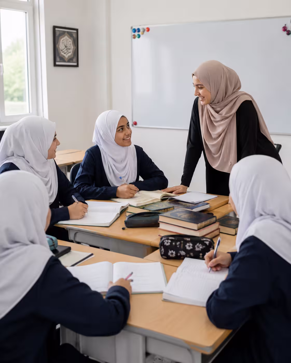 Classroom activity at Emerald Ladies College